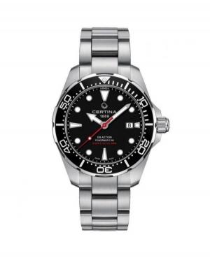 Men Fashion Diver Luxury Swiss Automatic Analog Watch CERTINA C032.407.11.051.00 Black Dial 43mm