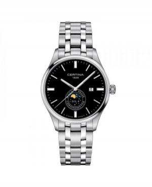 Men Fashion Swiss Quartz Analog Watch Chronograph CERTINA C033.457.11.051.00 Black Dial 41mm
