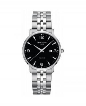 Men Fashion Swiss Quartz Analog Watch CERTINA C035.410.11.057.00 Black Dial 39mm