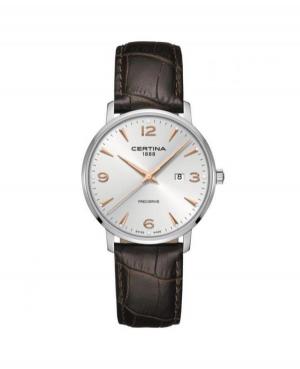 Men Swiss Fashion Quartz Watch Certina C035.410.16.037.01 Silver Dial