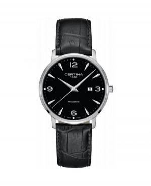 Men Fashion Swiss Quartz Analog Watch CERTINA C035.410.16.057.00 Black Dial 39mm