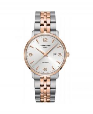 Men Swiss Fashion Quartz Watch Certina C035.410.22.037.01 Silver Dial