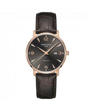 Men Swiss Fashion Quartz Watch Certina C035.410.36.087.00 Brown Dial