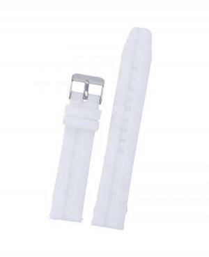 Watch Strap Diloy SBR03A.26.22 Silicone White 26 mm