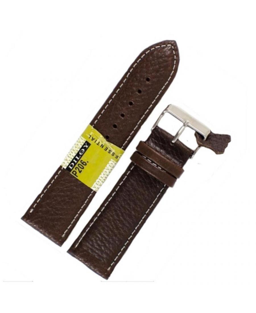 Watch Strap Diloy P206.02.24 Brown 24 mm
