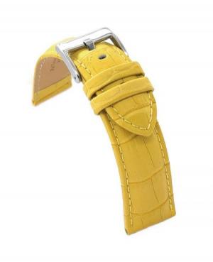 Watch Strap Diloy 368.22.10 Yellow 22 mm