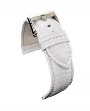Watch Strap Diloy 368EA.24.22 White 24 mm
