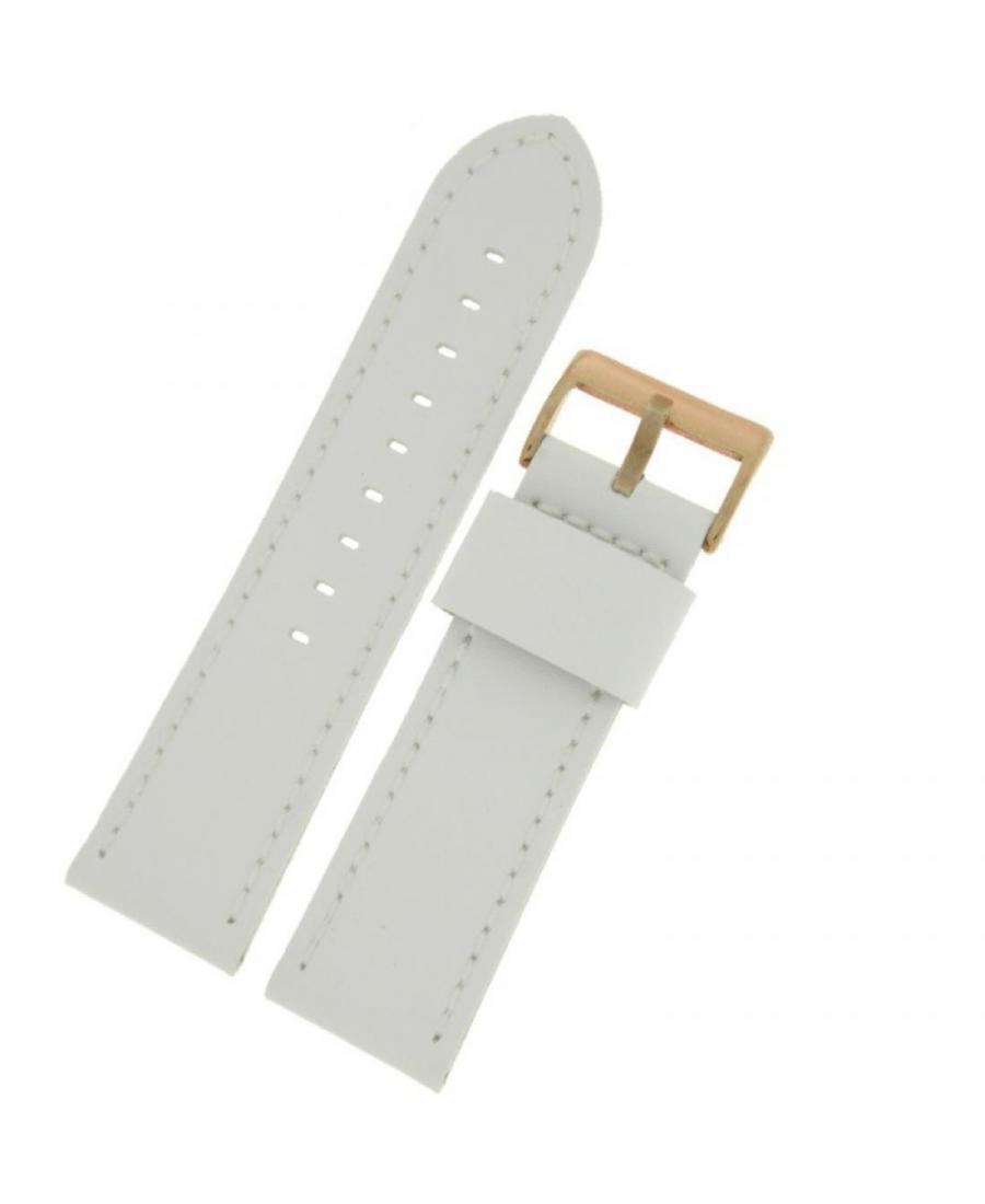 Watch Strap Diloy 415.R22.22 White 22 mm