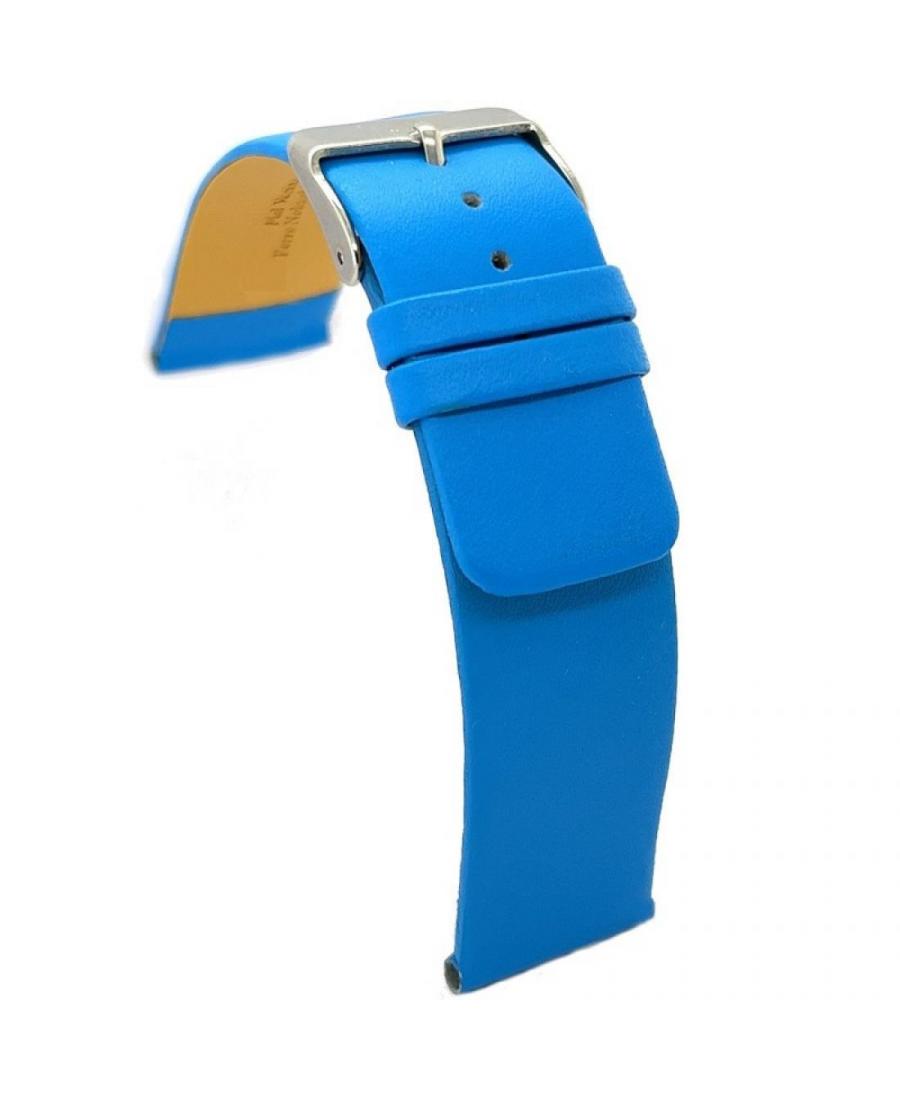 Watch Strap Diloy 327.18.19 Blue 18 mm