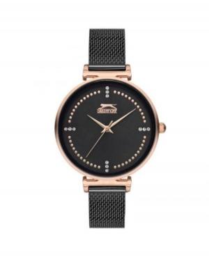 Kobiety Moda klasyczny kwarcowy analogowe Zegarek SLAZENGER SL.9.6155.3.01 Czarny Dial 34mm
