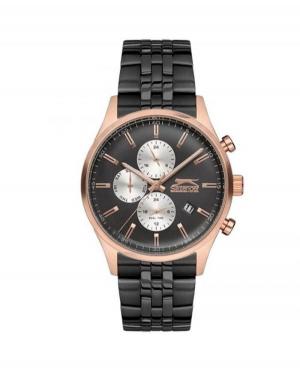 Mężczyźni Moda klasyczny kwarcowy analogowe Zegarek SLAZENGER SL.9.6160.2.03 Czarny Dial 43mm