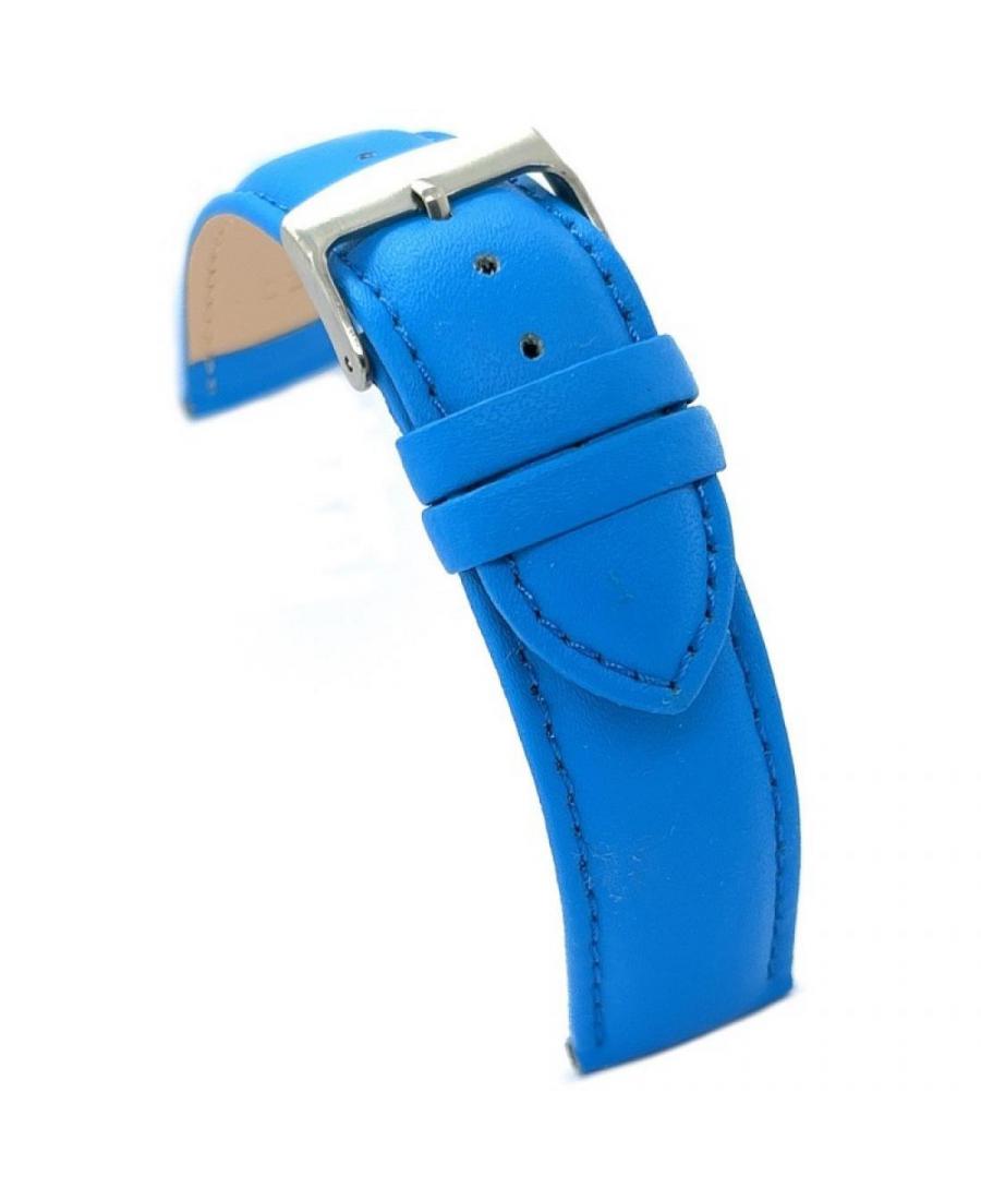 Watch Strap Diloy 302.19.18 Blue 18 mm