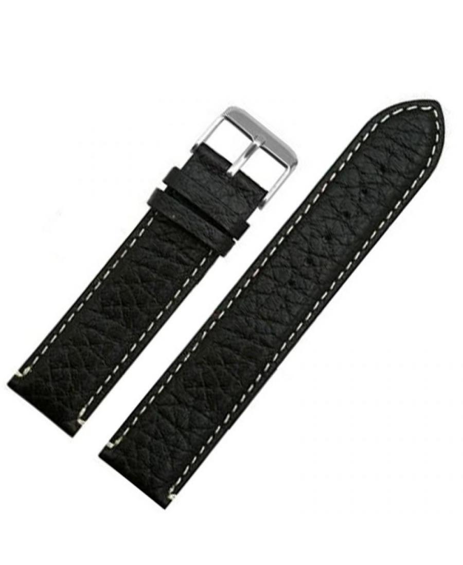 Watch Strap Diloy P206.01.18 Black 18 mm