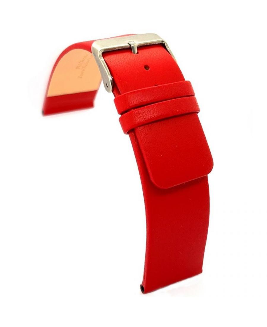 Watch Strap Diloy 327.28.6 Red 28 mm