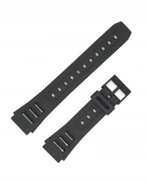 Watch Strap Diloy 285K1P to fit Casio Plastic / Rubber czarny Tworzywo sztuczne/guma Czarny 23 mm