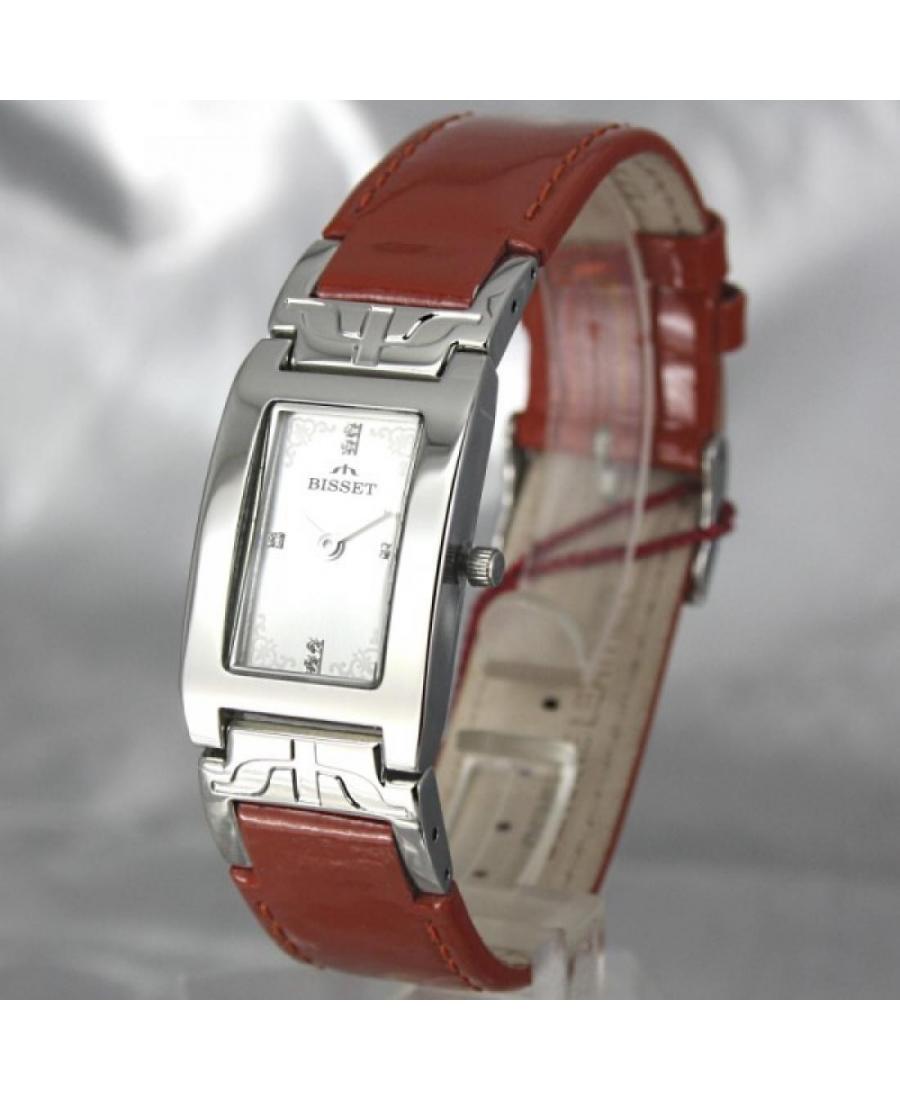 Women Swiss Classic Quartz Watch Bisset BSAD11SISX03B1 Silver Dial