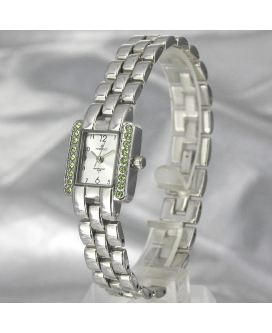 Kobiety Moda kwarcowy analogowe Zegarek PERFECT PRF-K09-019 Srebrna Dial 31mm