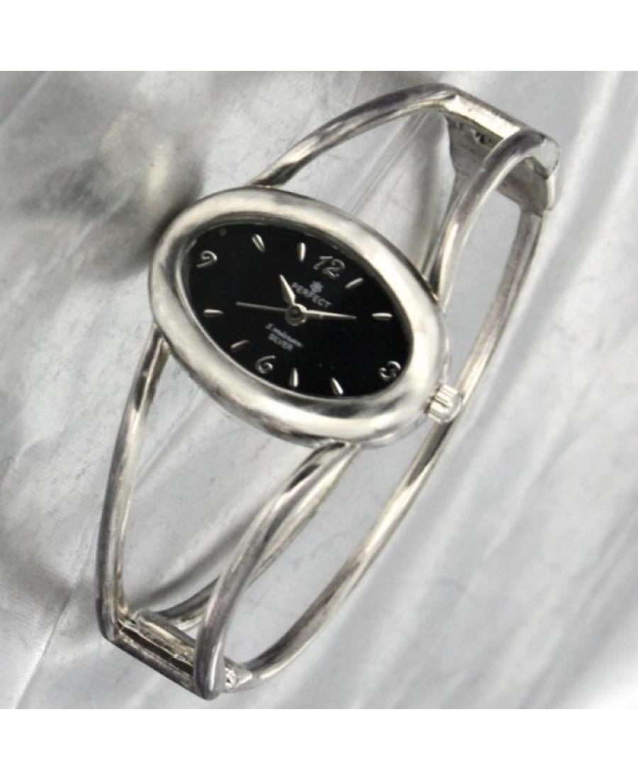 Women Fashion Quartz Analog Watch PERFECT PRF-K09-063 Black Dial 21mm