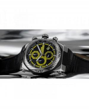 Men Swiss Fashion Sports Quartz Watch Bisset BSCD24TIBY05AX Yellow Dial