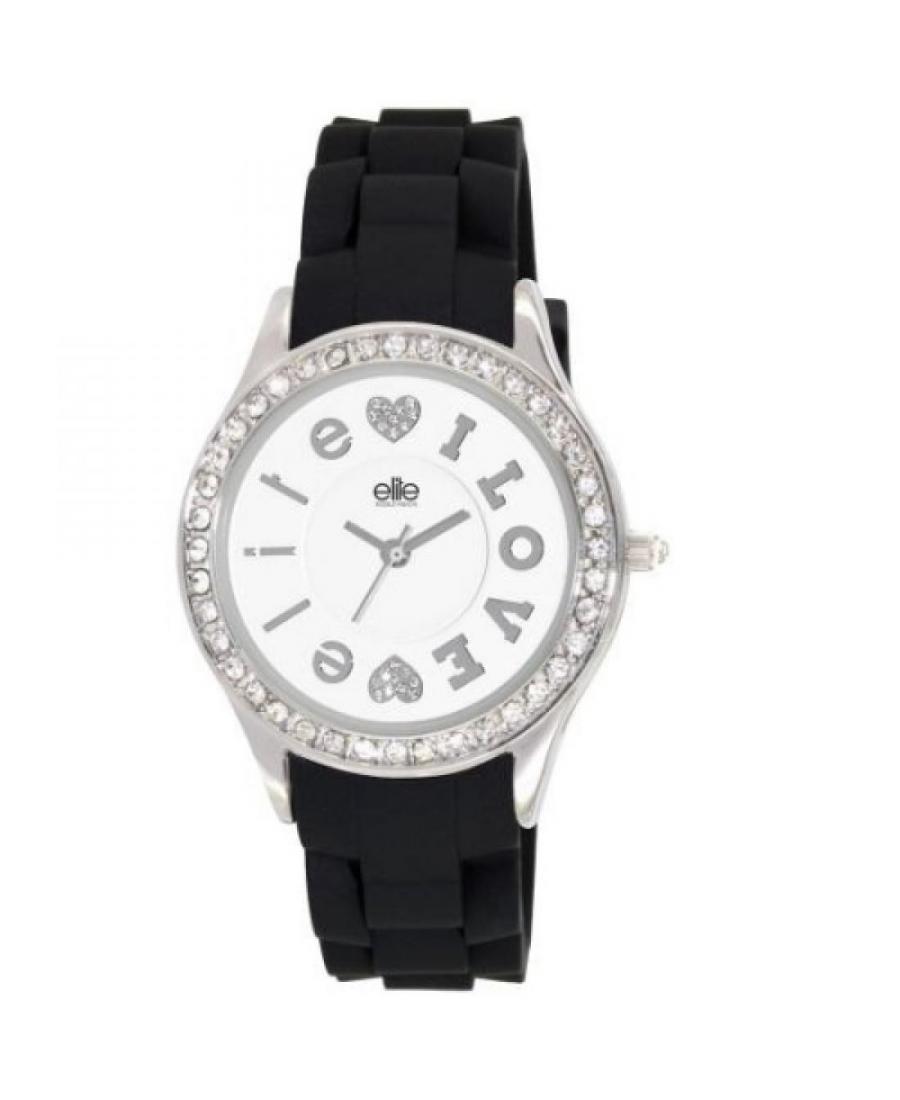 Kobiety Moda kwarcowy analogowe Zegarek E53409-203 Biały Dial 36mm
