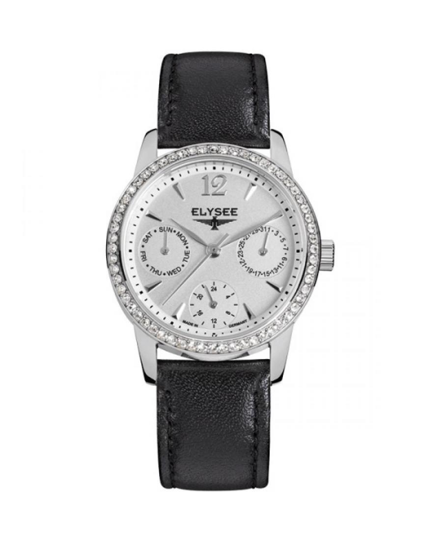 Women Germany Classic Quartz Watch Elysee ELS-13274B Silver Dial
