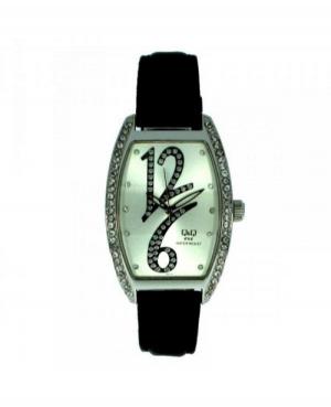 Женские Fashion Японские Кварцевый Аналоговый Часы Q&Q 6881-301Y Серебряного цвета Dial 47mm изображение 1