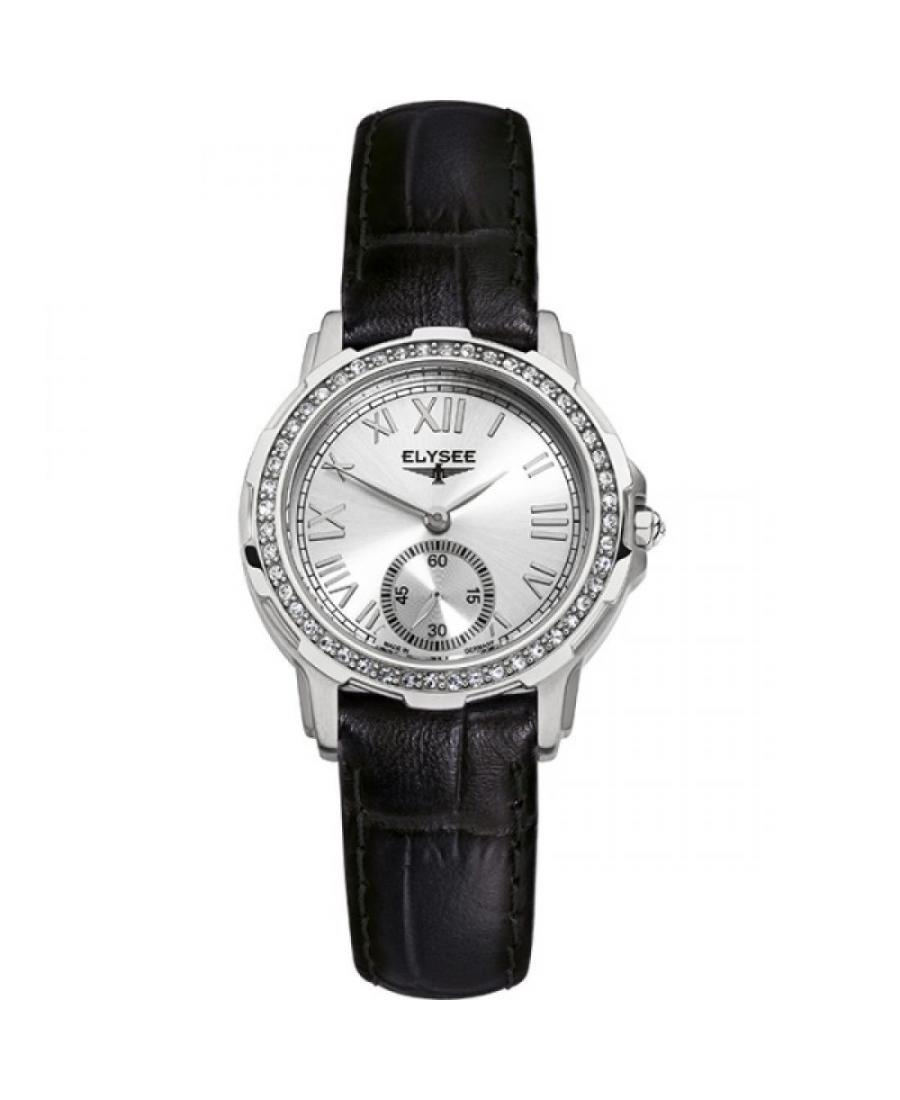 Women Germany Classic Quartz Watch Elysee ELS-22003 Silver Dial
