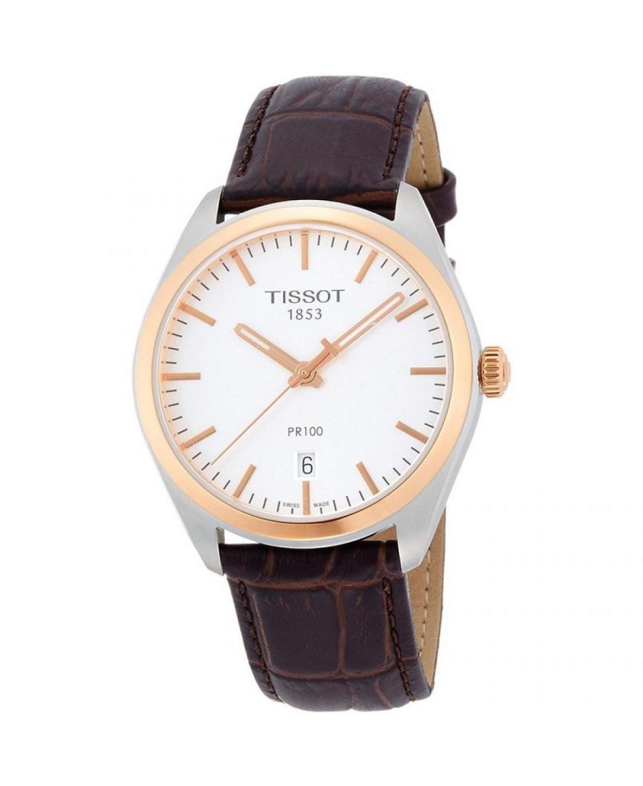 Men Swiss Classic Quartz Watch Tissot T101.410.26.031.00 White Dial