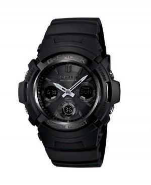 Men Sports Diver Japan Eco-Drive Digital Watch Timer CASIO AWG-M100B-1AER G-Shock Black Dial 52mm
