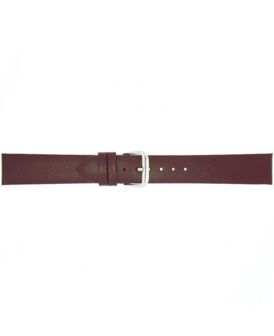 Watch Strap CONDOR Calf Leather 241R.04.18.W Skóra Cherry Skórzany Wiśnia 18 mm