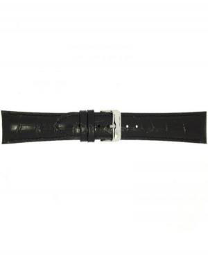 Watch Strap CONDOR Croco Grain 285R.01.18.W Black 18 mm