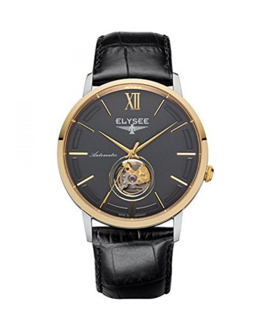 Mężczyźni klasyczny automatyczny analogowe Zegarek ELYSEE ELS-77011G Szary Dial 41mm