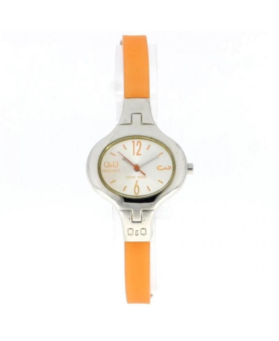 Kobiety Moda Japonia kwarcowy analogowe Zegarek Q&Q VH03-006 Pomarańczowy Dial 25mm