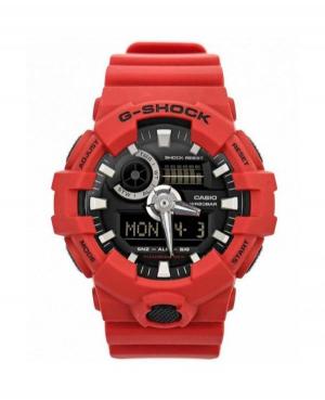 Men Sports Functional Diver Japan Quartz analogue-digital Watch Timer CASIO GA-700-4AER G-Shock Black Dial 57mm
