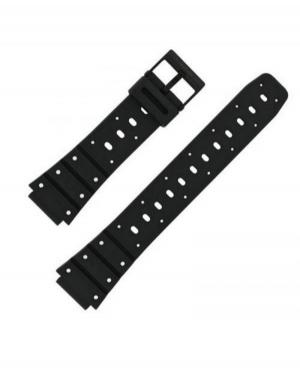 Watch Strap CASIO 70610304 Plastic / Rubber czarny Tworzywo sztuczne/guma Czarny 24 mm image 1