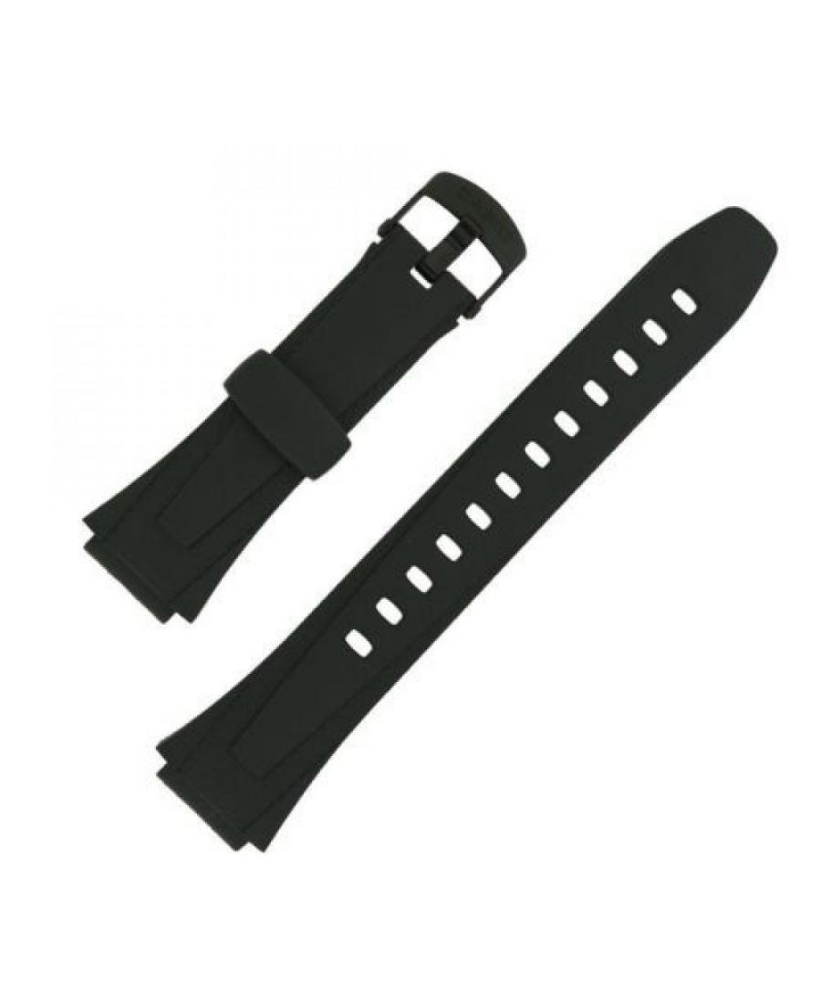 Watch Strap CASIO 10179406 Plastic / Rubber czarny Tworzywo sztuczne/guma Czarny 24 mm