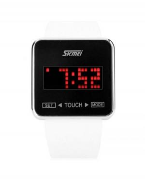 Men Functional Quartz Digital Watch SKMEI 0950AT White Black Dial 43mm