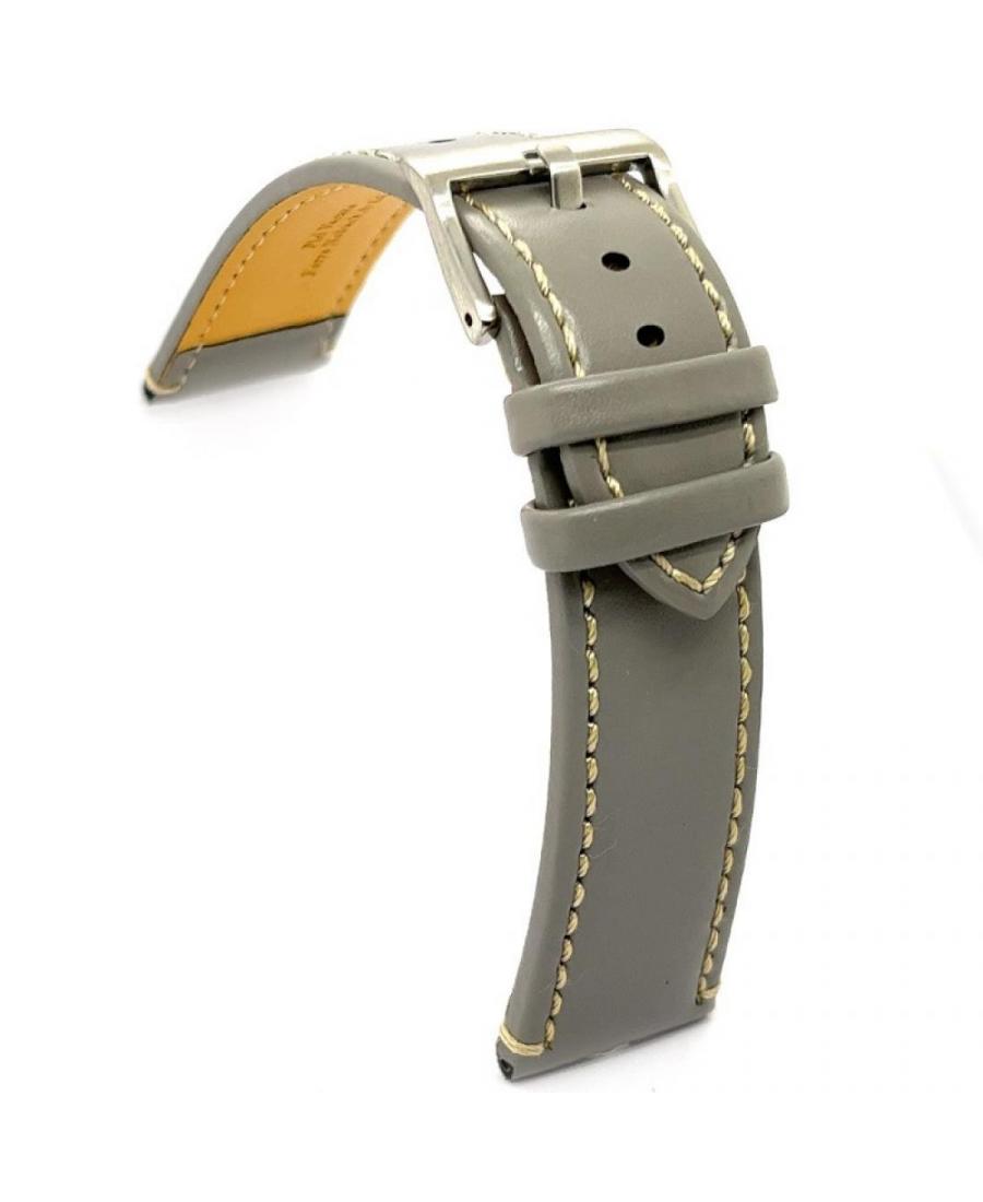 Watch Strap Diloy 373.24.7 Gray 24 mm
