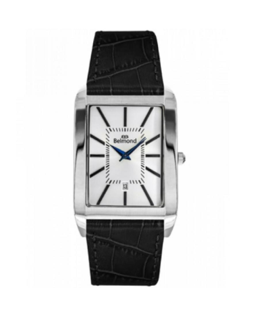 Mężczyźni klasyczny kwarcowy analogowe Zegarek BELMOND KNG713.331 Srebrna Dial 48mm
