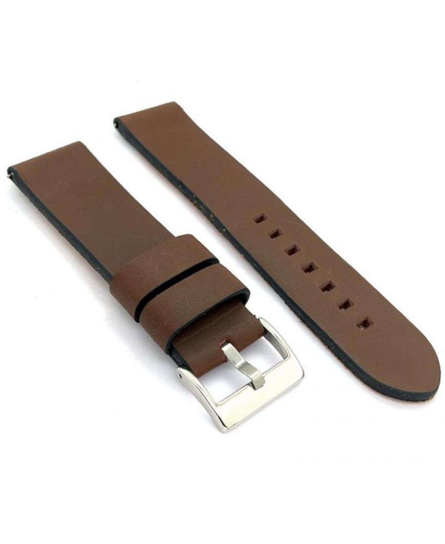 Watch Strap Diloy 383.02.24 Brown 24 mm