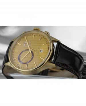 Men Fashion Classic Swiss Quartz Analog Watch Chronograph BISSET BSAD83GIGX05BX Yellow Dial 42mm image 1