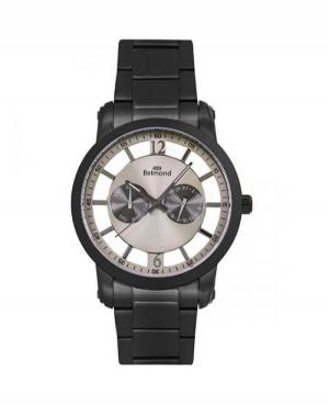 Mężczyźni klasyczny kwarcowy analogowe Zegarek BELMOND HRG559.070 Czarny Dial 44mm