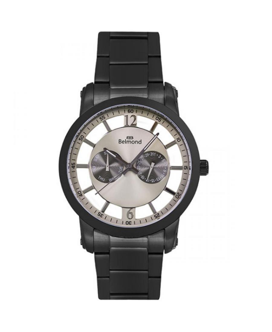Mężczyźni klasyczny kwarcowy analogowe Zegarek BELMOND HRG559.070 Czarny Dial 44mm