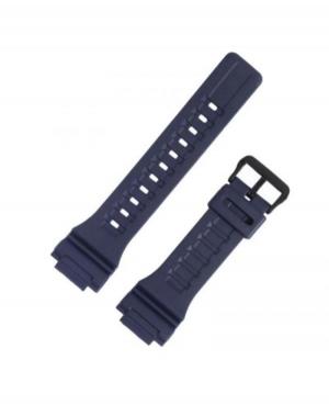 Ремешок для часов CASIO 10410726 Пластик / Резина Синий 28 мм изображение 1