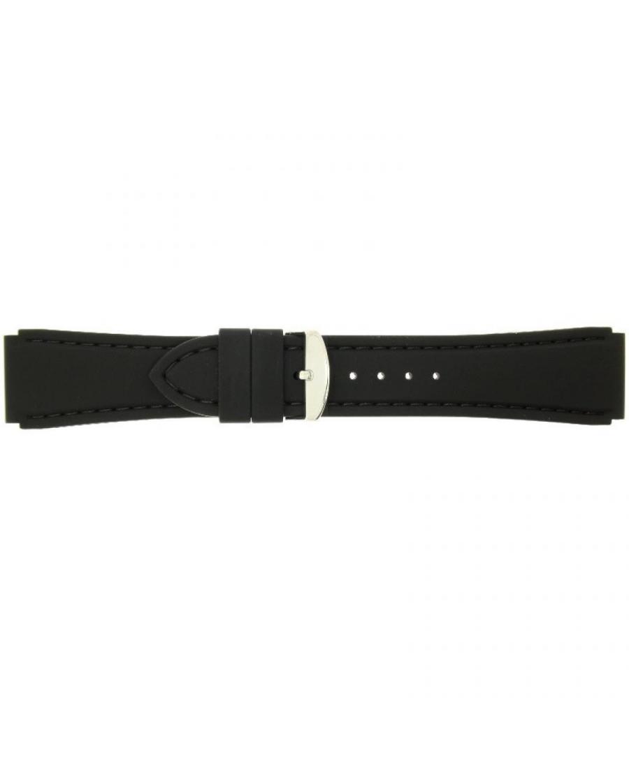 Watch Strap CONDOR SL.108.01.20.W Silicone czarny Silikon Czarny 20 mm