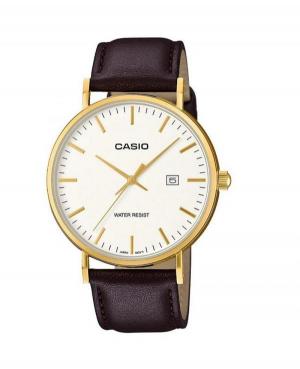 Mężczyźni Japonia kwarcowy analogowe Zegarek CASIO MTH-1060GL-7AER Biały Dial 47mm