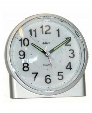 ADLER 40121S alarm clock Plastic Silver color