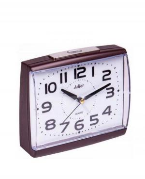 ADLER 40113BR alarm clock Plastic Brown image 1
