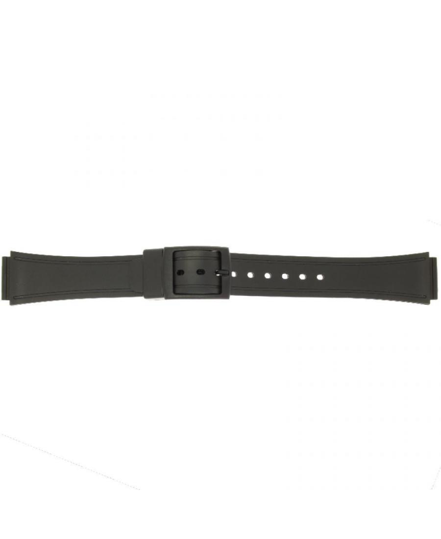 Watch Strap CONDOR P40.01.16.W Plastic / Rubber czarny Tworzywo sztuczne/guma Czarny 16 mm
