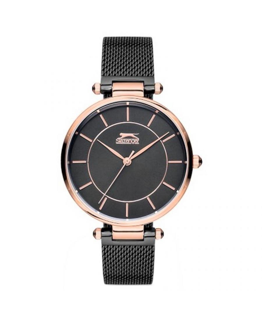 Kobiety Moda klasyczny kwarcowy analogowe Zegarek SLAZENGER SL.9.6109.3.03 Czarny Dial 34mm